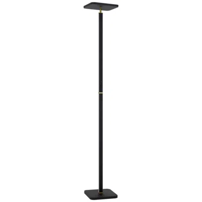 Cal Lighting Statros Dimmable Metal Torchiere With Duo Controls