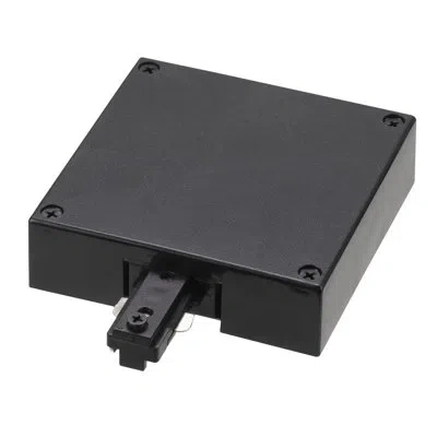 Cal Lighting T Bar Mount Live End Feed Outlet Box Cover Lighting Kit In Black