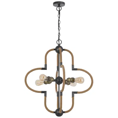 Cal Lighting Tahoka Metal Style Chandelier