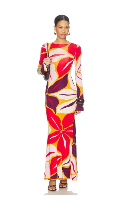 Cala De La Cruz Amay Dress In Multi