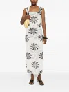 Cala De La Cruz Arena Maxi Dress In White