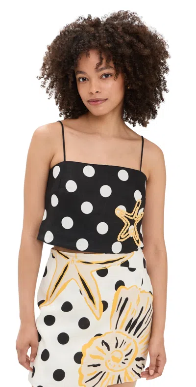 Cala De La Cruz Ariella Top In Black