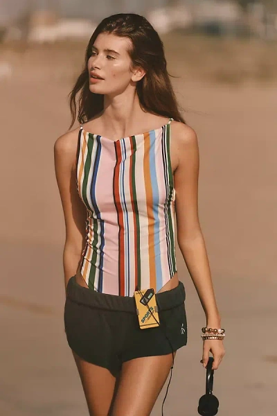 Cala De La Cruz Audrey One-piece Swimsuit In Multi