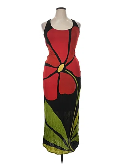 Pre-owned Cala De La Cruz Cocktail Dress In Red