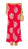 Cala De La Cruz Creta Pants In Red