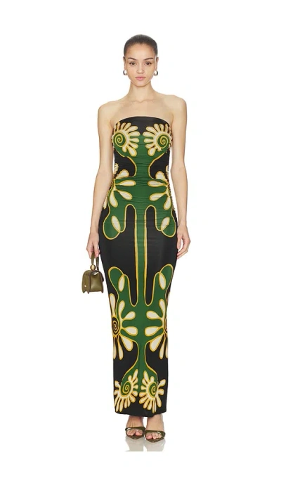 Cala De La Cruz Daphne Dress In Black