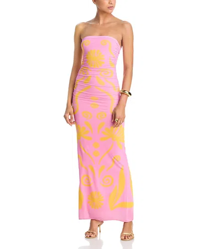 Cala De La Cruz Daphne Dress In Pink
