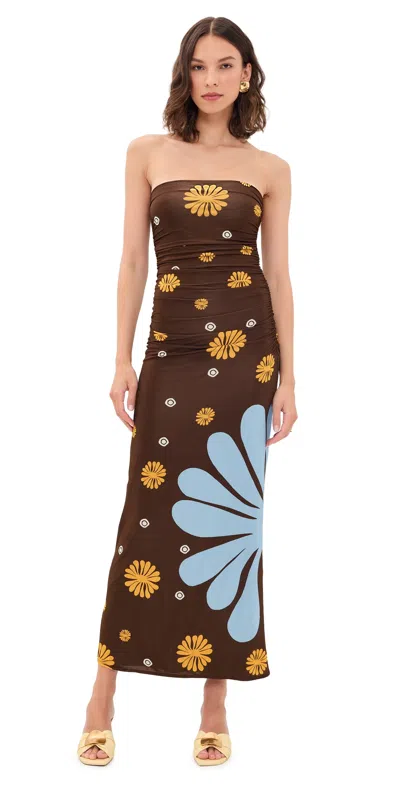 Cala De La Cruz Daphne Dress Gioiacafe In Multi