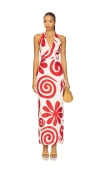 Cala De La Cruz Dasha Dress In Multi