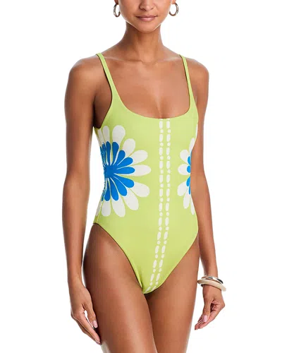 Cala De La Cruz Donna One Piece Swimsuit In Multi