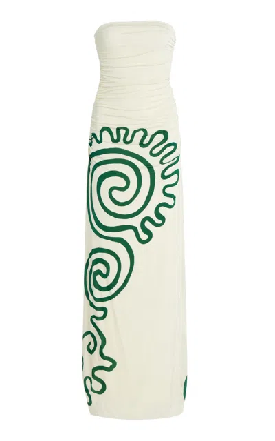 Cala De La Cruz Exclusive Daphne Dress In Ivory