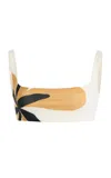 Cala De La Cruz Exclusive Francesca Bikini Top In Multi