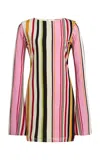 Cala De La Cruz Exclusive Maisha Jersey Mini Dress In Multi
