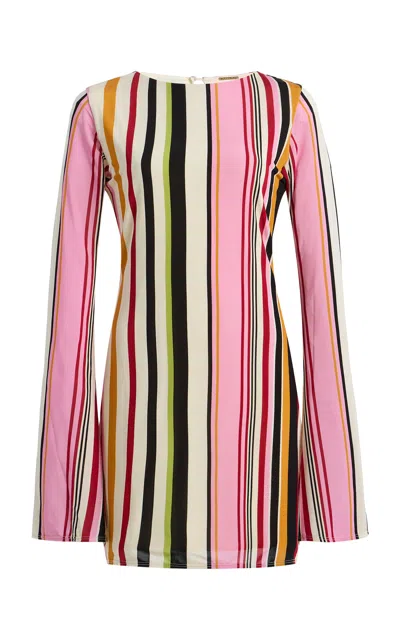 Cala De La Cruz Exclusive Maisha Jersey Mini Dress In Multi