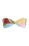 Cala De La Cruz Exclusive Riviera Martina Bikini Top In Multi