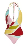 Cala De La Cruz Exclusive Riviera Pamela One-piece Swimsuit In Multi