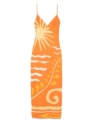 CALA DE LA CRUZ GIL MAXI DRESS