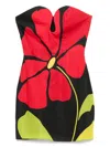 Cala De La Cruz Jolie Mini Dress In Black