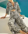 Cala De La Cruz Komodo Jumpsuit In Banda In Multi