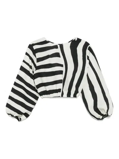 Cala De La Cruz Lori Blouse In White