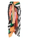 Cala De La Cruz Luana Sarong In Multi