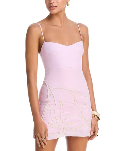 Cala De La Cruz Lucca Mini Dress In Pink
