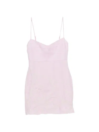 Cala De La Cruz Lucca Mini Dress In Cherry Blossom In Pink