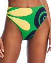 Cala De La Cruz Lulu High-waisted Bikini Bottoms