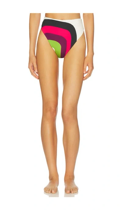 Cala De La Cruz Lulu Bikini Bottom In Multi