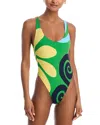 Cala De La Cruz Maca One Piece Swimsuit
