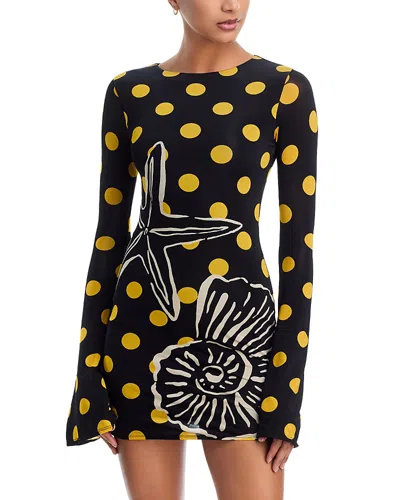 Cala De La Cruz Maisha Dress Swim Cover-up In Multi