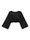Cala De La Cruz Marina Top In Caviar In Black