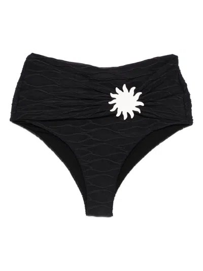Cala De La Cruz Noelle Bikini Bottoms In Black