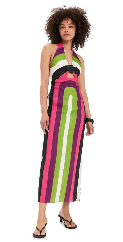Cala De La Cruz Orly Dress Arco In Multi
