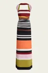 Cala De La Cruz Ornella Dress In Agave Black In Multi