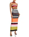 Cala De La Cruz Ornella Ruched Jersey Maxi Dress