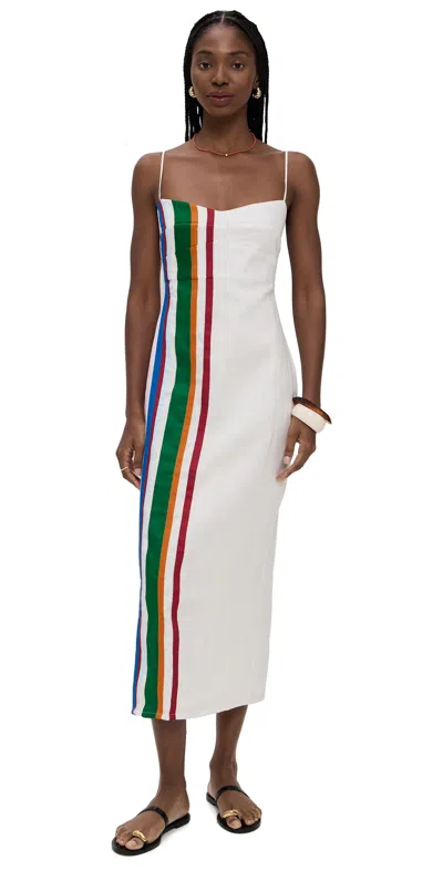 Cala De La Cruz Paloma Dress Romanrosa In Multi