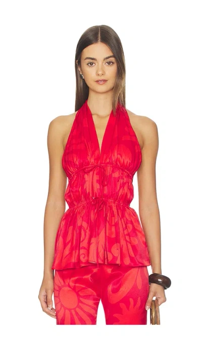 Cala De La Cruz Rosie Top In Multi