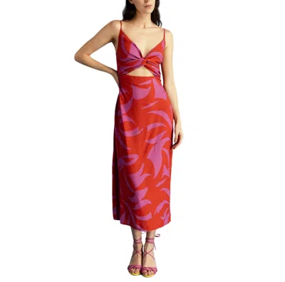 Cala De La Cruz Sabina Gammimagenta Dress In Multi