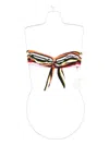 Cala De La Cruz Sandra Bikini Top In Multi