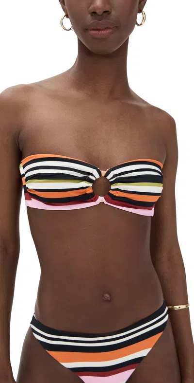 Cala De La Cruz Sandra Bikini Top Agavebw In Multi