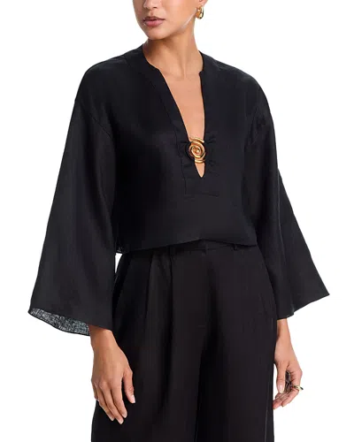 Cala De La Cruz Sassari Top In Black