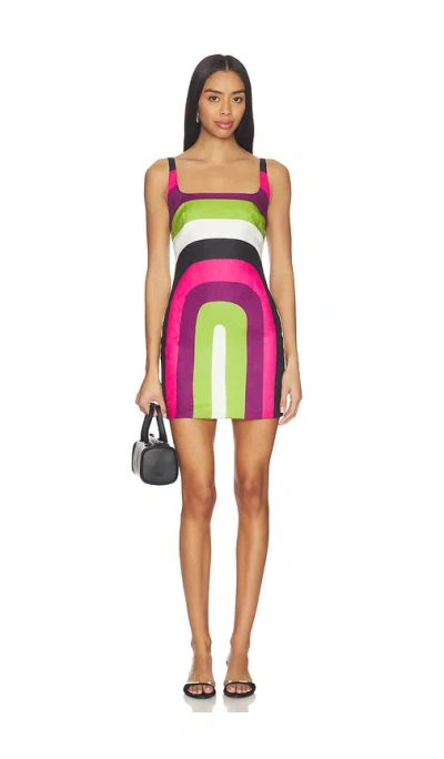 Cala De La Cruz Siela Dress In Multi