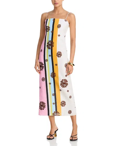 Cala De La Cruz Sloane Dress In Multi