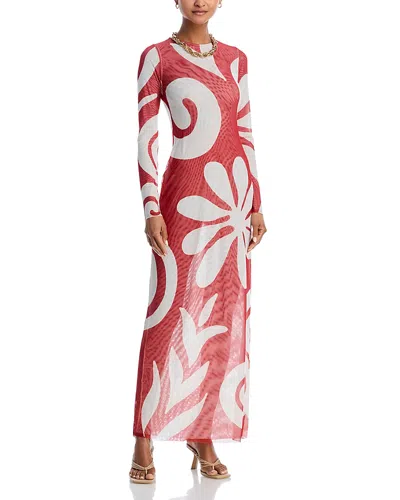 Cala De La Cruz Tania Dress Cover Up In Brown