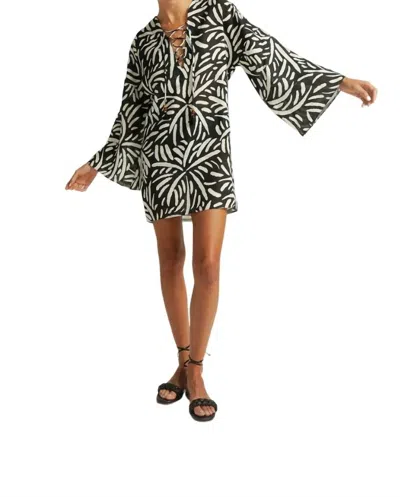 Cala De La Cruz Turin Dress In Palm Abw In Multi