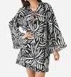 Cala De La Cruz Turin Dress In Palm Abw In Multi
