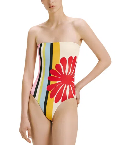Cala De La Cruz Ulla One Piece Swimsuit In Multi