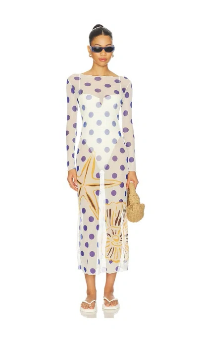 Cala De La Cruz Ursa Dress In White
