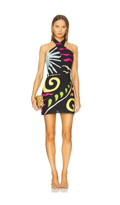 Cala De La Cruz Veneta Dress In Multi